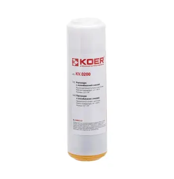 Картридж з іонообмінною смолою 2,5"х10" KOER KV.0200 (KR3366)