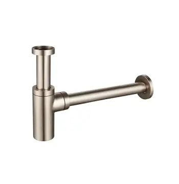 Сифон для раковины KOER BT-01-02 без выпуска (под донный клапан) без ревизии SS COLOR 1 1/4'' (KR3408)
