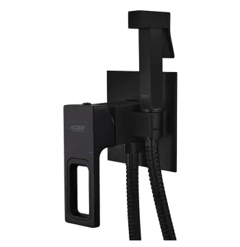 Гигиенический душ Koer KB-23009-05 латунный черный матовый скрытого монтажа (KR3511)