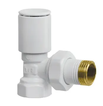 Кран для сушарки рушників кутовий Koer KR.531-2.White - 1/2" (KR4713)