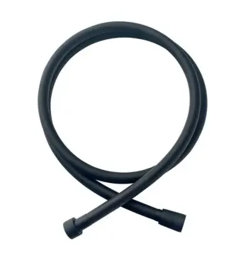 Шланг для душу Koer KB-0803-150-05 силіконовий чорний матовий, 150 см (KR4845)