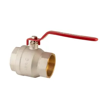 Кран кульовий Koer KR.214 - 3" FF ГГР (ручка "важіль" червона) (KR4951)