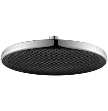 Стельова лійка для душу Koer KP-0401-01-OH з ABS-пластику хромована діаметром 250 мм (KR4980)