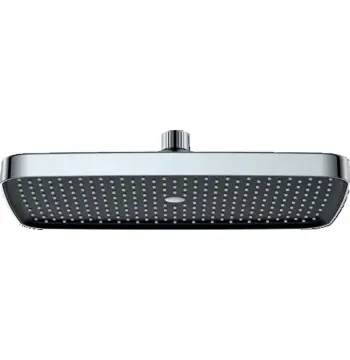 Стельова лійка для душу Koer KP-0402-01-OH пластикова хромована 310×200 мм (KR4984)