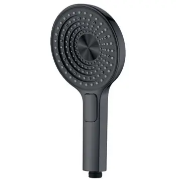 Ручна лійка для душу KOER KP-0403-07 з ABS-пластику графітова, трьохрежимна (KR4997)