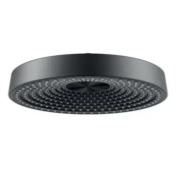 Стельова лійка для душу Koer KP-0403-07-OH пластикова графітова 300 мм (KR4998)