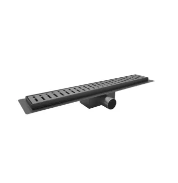 Душовий трап KOER FD35-70x400-GRAPHITE з нерж. сталі SUS304 70x400мм (Колір графіт) (KR5143)