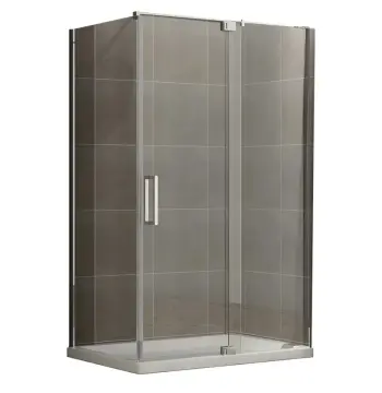 Душова кабіна без піддону Koer SR SC02-120x90x200-TR-01 прозоре скло Easy Clean 8мм, хром (KR5354)