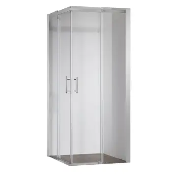 Душова кабіна без піддону Koer SR SC03-90x90x200-TR-01 прозоре скло Easy Clean 6мм, хром (KR5356)