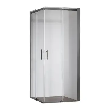 Душова кабіна без піддону Koer SR SC03-90x90x200-TR-07 прозоре скло Easy Clean 6мм, графіт (KR5359)