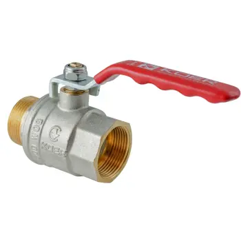 Кран кульовий ГШВ KOER EXTREME KE.215-50 - 2" FM ручка "важіль" червона (KR5755)