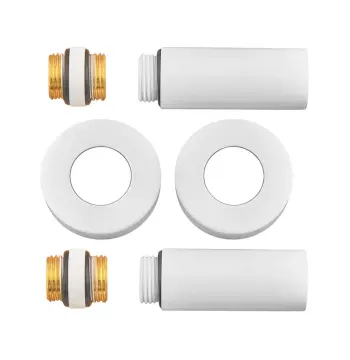 Комплект подовжувачів 1/2Fx1/2M білий KOER KF.SET.06MF WHITE (KR5850)