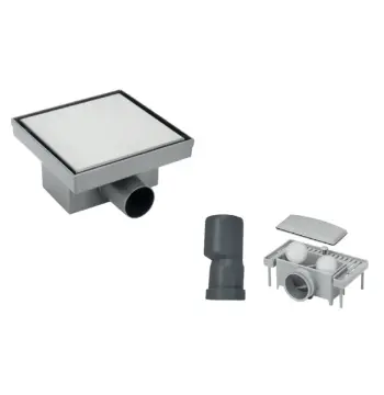 Душовий трап Koer FD30-S150 з нержавіючої сталі SUS304 150x150мм (KR5884)