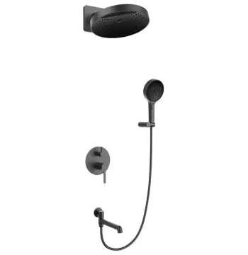Вбудована душова система Koer KB-66029-07 графітова на 3 функції (KR5954)