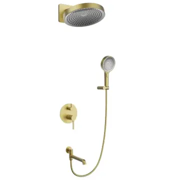 Душова система вбудована Koer KB-66029-12 матове золото на 3 функції (KR5957)