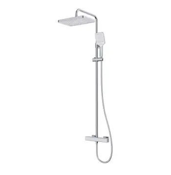 Душова колона Koer KB-53038-01 хромована з термостатом на 2 режими (KR5959)