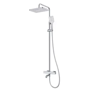 Душова колона KOER KB-57038-01 хромована термостатична на 3 функції (KR5960)