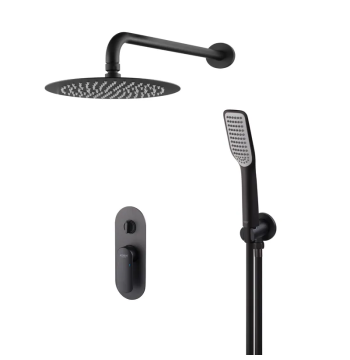 Душова система вбудована KOER KB-62028-05, 2 функції (Колір чорний) (KR6009)