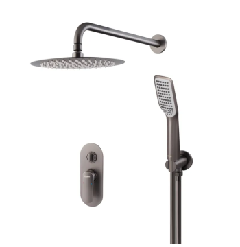 Душова система вбудована KOER KB-62028-07, 2 функції (Колір графіт) (KR6011)