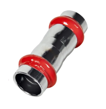 Муфта дворозтрубна KOER KQ.C15-2 PRESS-INOX AISI 304 15x15 (KR6300)