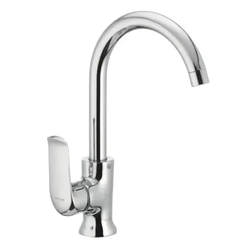 Змішувач для кухні Mixxus Premium Medea 014 латунний, хром, з високим поворотним виливом (MI0579)