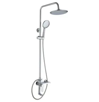 Душова колона Mixxus Premium Axio 003-J латунна хромована з одноважільним змішувачем на 3 режими (MI1588)