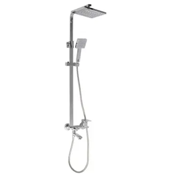 Душова колона зі змішувачем Mixxus Premium Patrick Chr-009-J латунна хромована з поворотним виливом (MI1661)