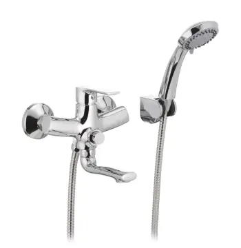 Змішувач для ванни Mixxus Premium PUSH Chr-009 латунний хромований з кнопковим перемикачем (MI1664)