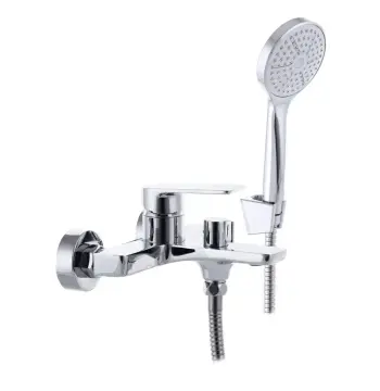 Змішувач для ванни Mixxus Premium Albert 009 латунний хромований одноважільний з коротким виливом (MI2874)