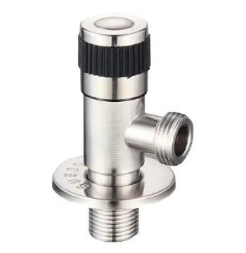 Кран для підключення сантехприладів MIXXUS VAL-04-1/2x1/2 з нерж. сталі SUS304 (Колір нерж) (MI6026)