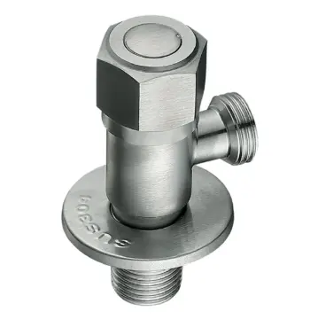 Кран для підключення сантехприладів MIXXUS VAL-06-1/2x1/2 з нерж. сталі SUS304 (Колір нерж) (MI6056)