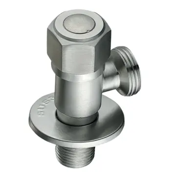 Кран для підключення сантехприладів MIXXUS VAL-07-1/2x3/4 з нерж. сталі SUS304 (Колір нерж) (MI6057)