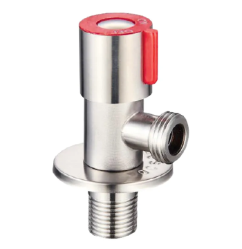Кран для подключения сантехприборов MIXXUS VAL-02-1/2x1/2 из нерж. стали SUS304 (Цвет красный) (MI6118)