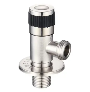 Кран для підключення сантехприладів MIXXUS VAL-04-1/2x1/2 з нерж. сталі SUS304 (Колір нерж) (MI6161)