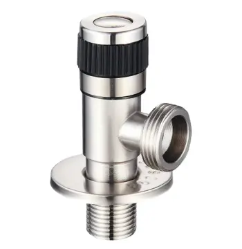 Кран для подключения сантехприборов MIXXUS VAL-05-1/2x3/4 из нерж. стали SUS304 (Цвет нерж) (MI6162)