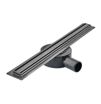 Душовий трап MIXXUS DRAIN-05-50-SLIM BLACK з нерж. сталі SUS304 30x500мм (Колір чорний) (MI6168)