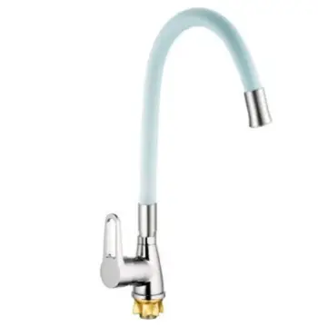 Змішувач для кухні Mixxus SOP4-045 Reflector White хром/білий з гнучким силіконовим виливом (MI6488)