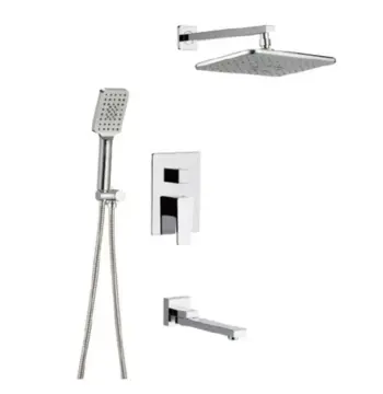 Вбудована душова система MIXXUS PREMIUM MI6640 MARK 009 латунна хромована на 3 режими з inner box (MI6640)