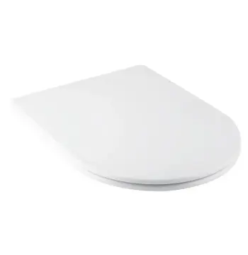 Сидение-крышка для унитаза MIXXUS SEAT COVER BEVEL-2002 475х368х70mm дюропластовое быстросъемное с микролифтом (MI6721)