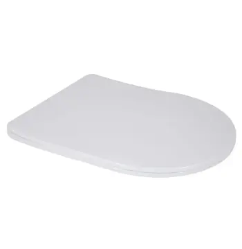 Сидение-крышка для унитаза MIXXUS SEAT COVER BEVEL-2004 560х363х30mm дюропластовое быстросъемное с микролифтом (MI6730)