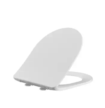 Сидение-крышка для унитаза MIXXUS SEAT COVER BEVEL-2005 425х363х30mm дюропластовое быстросъемное с микролифтом (MI6732)