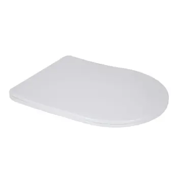 Сидение-крышка для унитаза MIXXUS SEAT COVER BEVEL-2006 460х360х40mm дюропластовое быстросъемное с микролифтом (MI6733)