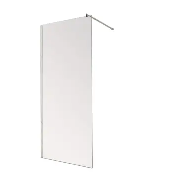 Душевая перегородка Mixxus Premium FLAT SP01-100x200-TR Chrome Walk-In прозрачное стекло 8мм (MI6851)