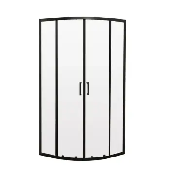 Душова кабіна без піддону Mixxus Premium DIVERSE SC01-90x90x195-TR Black прозоре скло 5мм (MI6860)
