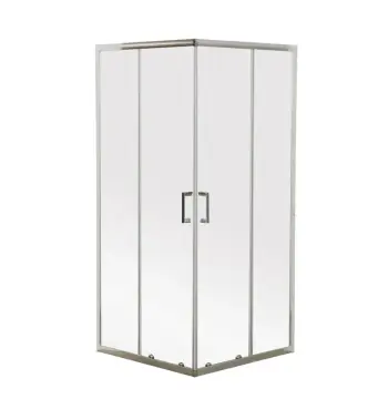Душова кабіна без піддону Mixxus Premium DIVERSE SC02-90x90x195-TR Chrome прозоре скло 5мм (MI6861)