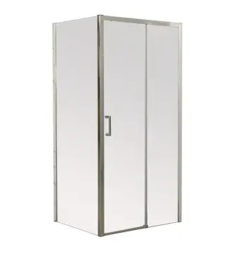 Душова кабіна без піддону Mixxus Premium DIVERSE SC03-100x80x195-TR Chrome прозоре скло 6мм (MI6865)