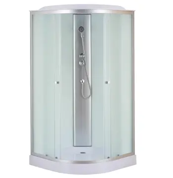 Бокс душовий без гідромасажу Mixxus STRONG SB02-90x90x215-FB SATIN з низьким піддоном (MI6886)