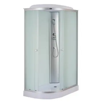 Бокс душовий без гідромасажу Mixxus WAVE SB02-120x80x215-R-FB SATIN з низьким піддоном (MI6893)