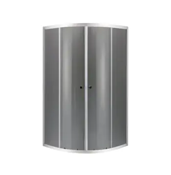 Душова кабіна без піддону Mixxus PLAIN SC01-90x90x185-GR CHROME сіре тоноване скло 4мм (MI6900)