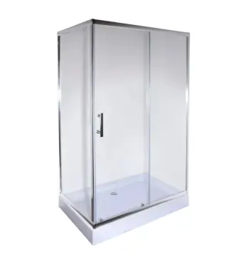 Душова кабіна з низьким піддоном Mixxus HARD SCT01-120x80x198-TR CHROME прозоре скло 5мм (MI6910)